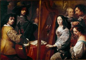 The Family of the Painter (by Carlo Francesco Nuvolone, 17th century)