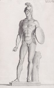 Statue of Mars, 1734 by Carlo Gregori