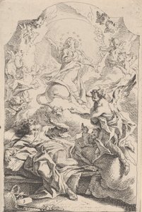 The Annunciation to Saint Joseph by Carlo Innocenzo Carloni