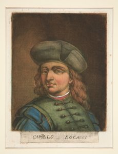 Camillo Bocacci, from Portraits of Painters by Carlo Lasinio