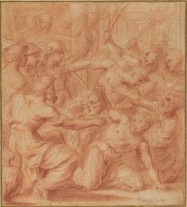 David Offering the Head of Goliath to King Saul by Carlo Maratta