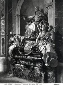 Monument to Pope Innocent XI (c.1697, marble) by Carlo Maratta or Maratti