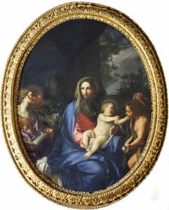 Virgin with Child and Saint John by Carlo Maratta or Maratti