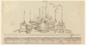 Design for Decoration of a Ceremony by Carlo Marchionni
