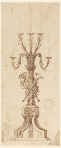 Design for a Candelabra by Carlo Marchionni
