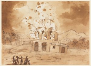 Landscape with a Burning Tower