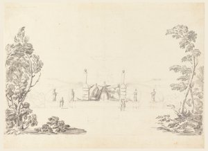 Sketch for a Fountain in Park, 1740