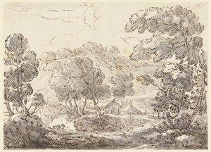 House in a Wooded Landscape