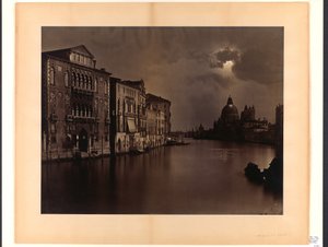Night View of the Grand Canal, Venice by Carlo Naya