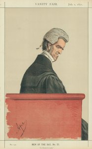 Sir John George Shaw-Lefevre, La Reyne le veult, 1 July 1871 by Carlo Pellegrini