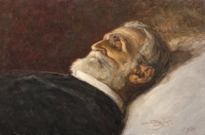 The Composer Giuseppe Verdi on His Deathbed