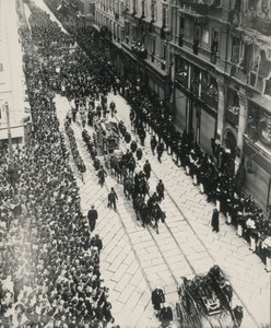 Funerals of Archdukes Franz Ferdinand of Austria and His Wife Killed in Sarajevo July 28