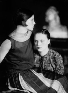 Portrait of Wanda and Marion Wulz, Trieste by Carlo Wulz