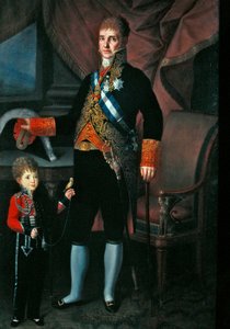 Portrait of Count Torrejon and His Son