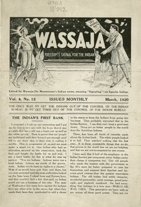 Issue of Wassaja, Vol. 4, No. 12