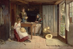 The Straw Plaiters by Carlton Alfred Smith
