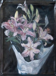 Lilies from the Market, 2008 by Caroline Hervey Bathurst
