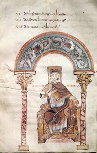 Apollo Medicus (from Etymologiae by Isidore of Seville) by Carolingian School