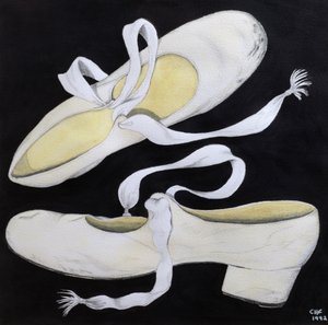 Old Tap Dancing Shoes, 1992 by Carolyn Hubbard Ford