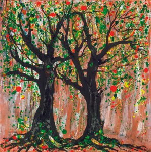 Pomegranate Tree, 2012 by Carolyn Mary Kleefeld