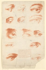 Thirteen Studies of Eyes by Carré