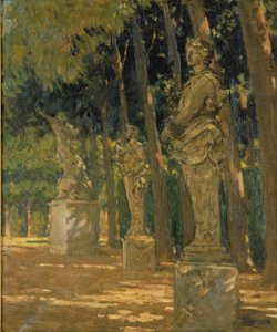 Crossroads at the End of the Green Carpet, Versailles by Carroll Beckwith