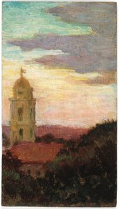 St. Isidor, Rome by Carroll Beckwith
