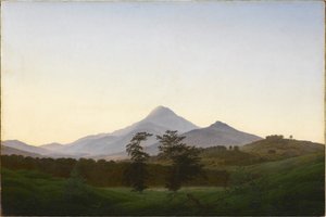 Bohemian Landscape by Caspar David Friedrich