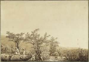 Spring - Morning - Childhood (from the Cycle of Seasons, Times of Day, and Ages of Life, 1803) by Caspar David Friedrich