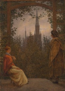 Garden Arbor by Caspar David Friedrich