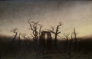 The Abbey in the Oakwood by Caspar David Friedrich