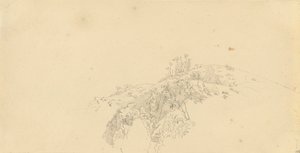 Landscape (study) by Caspar David Friedrich