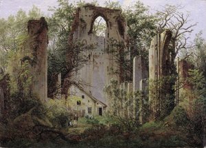 Monastery Ruin Eldena by Caspar David Friedrich