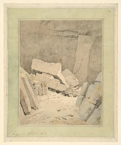 Quarry near Krippen by Caspar David Friedrich