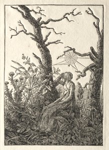 The Woman with the Spider Web between Bare Trees, 1803 by Caspar David Friedrich