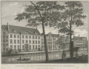 View of the Lutheran Orphanage in Amsterdam