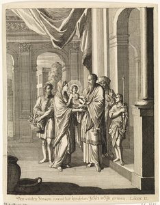 Simeon and the Christ Child by Caspar Luyken