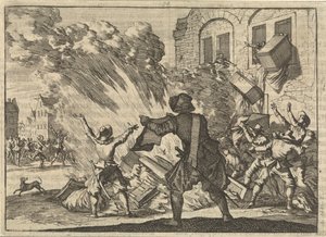 Tollhouse in Lyon Plundered Due to Increased Excise Taxes, 1625