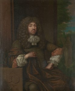 Portrait of Jan Boudaen Courten (1635-1716), Lord of St. Laurens, Schellach and Popkensburg, Judge and Alderman of Middelburg by Caspar Netscher (copy after)