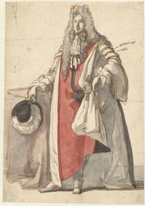 Portrait of William III in State Robes by Caspar Netscher