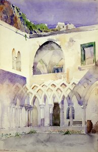 Courtyard, Capucine Monastery, Amalfi, 1898