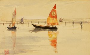 Sailboats Venice, 1898