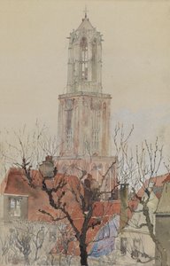 Tower of the Cathedral of Utrecht, Holland by Cass Gilbert