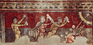 The Stoning of Saint Stephen by Catalan School
