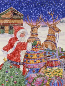 Father Christmas Loading his Sleigh
