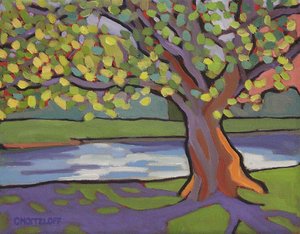 By the Sycamore, 2022 by Catherine J Martzloff