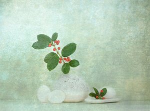 Natural Berry Stone Zen by Catherine Wang