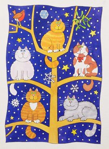 Five Christmas Cats by Cathy Baxter