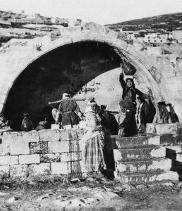 Fountain of the Virgin, Nazareth, Palestine
