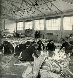 Balloon Fabric Workers by Cecil Beaton